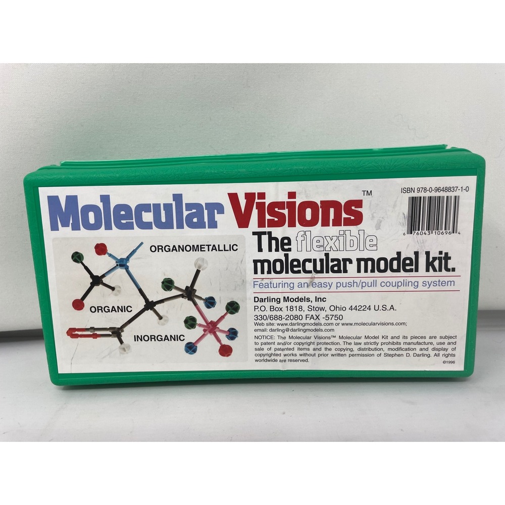Molecular Visions Flexible Molecular Model Kit Organic Inorganic‎ Chemistry